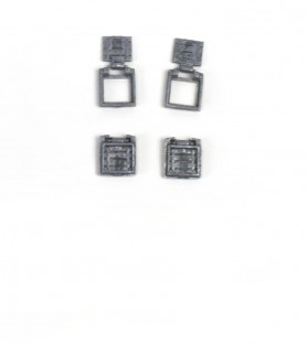 Window Frame with Port for Cannon 8 x 8 mm (4 Units) 2