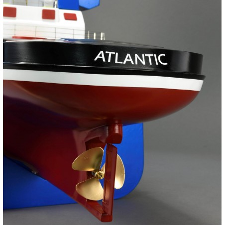 Tugboat Atlantic. 1:50 Wooden & ABS Navigable Model Ship Kit (Fit for R/C) 38