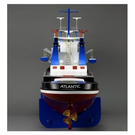 Tugboat Atlantic. 1:50 Wooden & ABS Navigable Model Ship Kit (Fit for R/C) 22