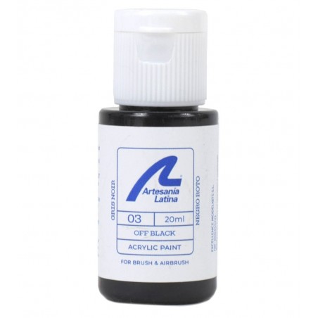 Water-Based Paint: Off Black (20 ml)