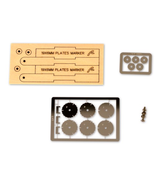 Micro Klinknagel 19x6 mm voor Modelscheepsrompen