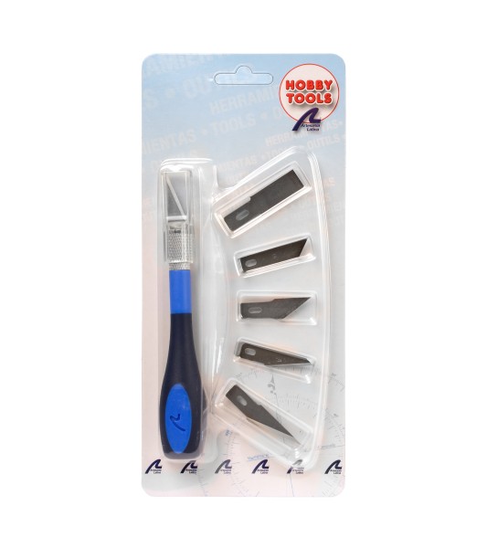 Nuovo Cutter Nº5 con 6 lame e impugnatura ergonomica