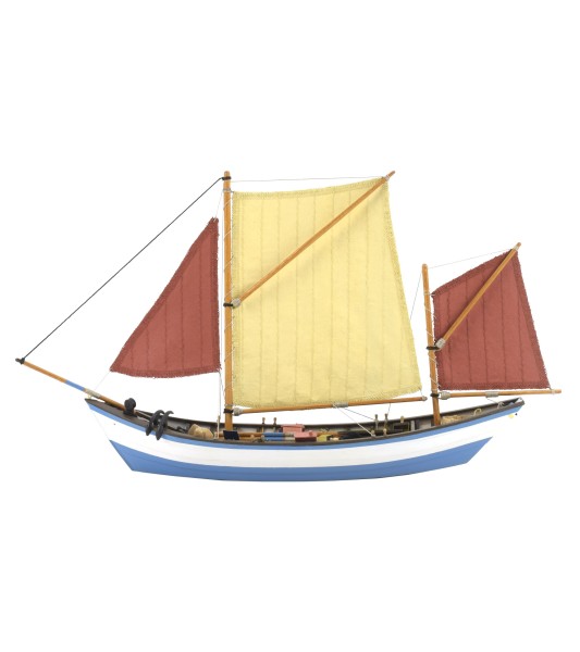 Doris Saint Malo 1:20. Maquette Bateau de Pêche en Bois