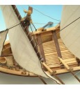 Lancha del Capitán Santísima Trinidad 1:50. Maqueta de Barco en Madera 7