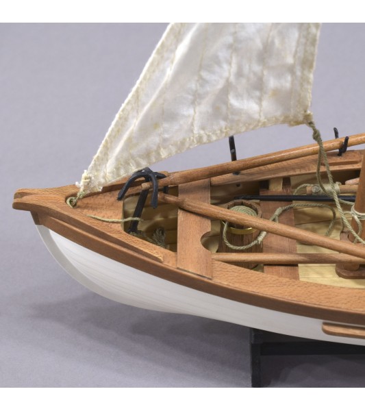 Barca baleniera Providence 1:25. Modello di barca da pesca in legno 6