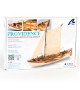 Baleniera Providence 1:25. Modello di barca da pesca in legno 8