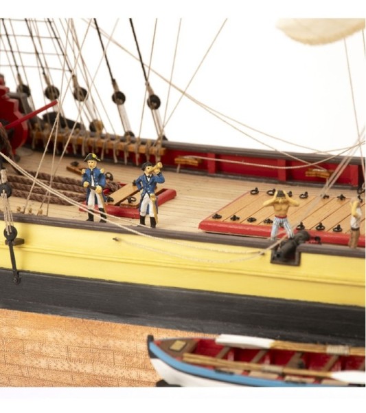 Neu Bewaffnete BERGANTIN HMS Supply 1:50, Holzmodellschiff