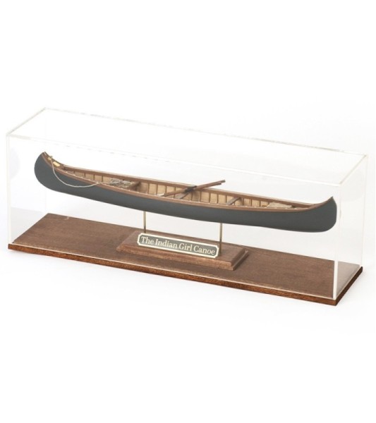 Drewniany model łodzi Indian Girl Canoe 1:16
