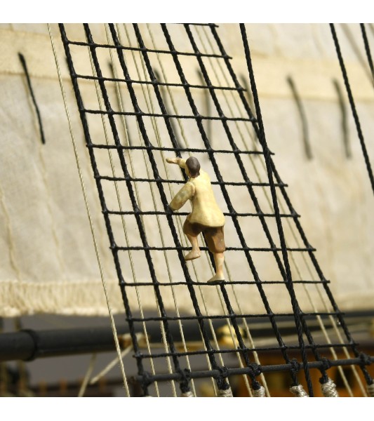 Navire de Ligne Santísima Trinidad 1:84. Maquette de Bateau en Bois