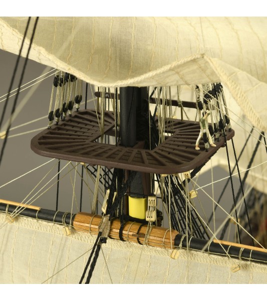 Navire de Ligne Santísima Trinidad 1:84. Maquette de Bateau en Bois