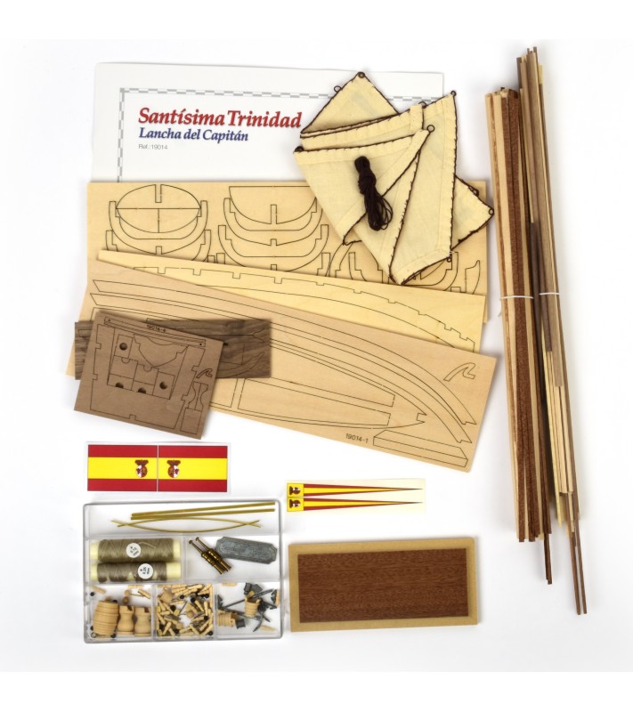Captain Holy Trinity's Boat 1:50. Wooden Model Ship 1 2