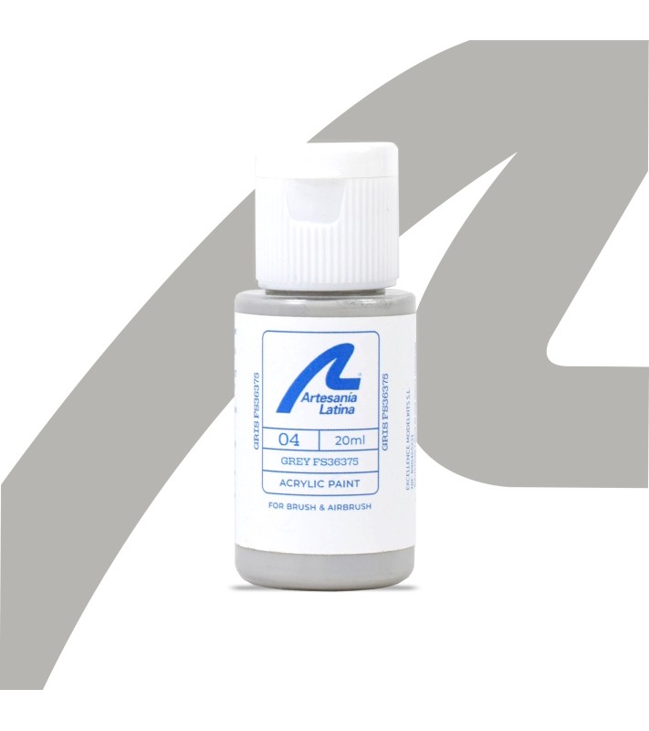 Tinta à base de água: Cinzento FS36375 (20 ml)