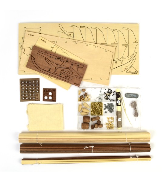 Arabische Dhow Sultan 1:60 houten modelschip