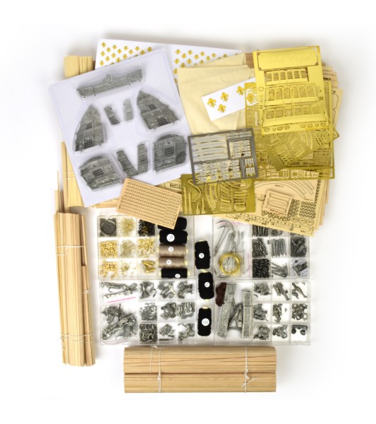 Schlachtschiff Soleil Royal 1:72 Schiffsmodell aus Holz