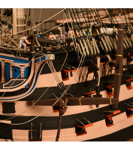 HMS VICTORY Trafalgar 1805 - Versione ANATOMIA - 1:84 - Modello in scala di legno