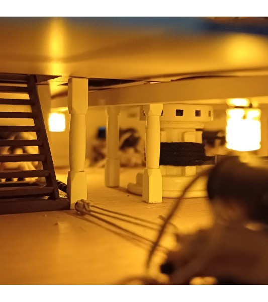 HMS VICTORY Trafalgar 1805 - Version ANATOMIE - 1:84 Maquette en bois