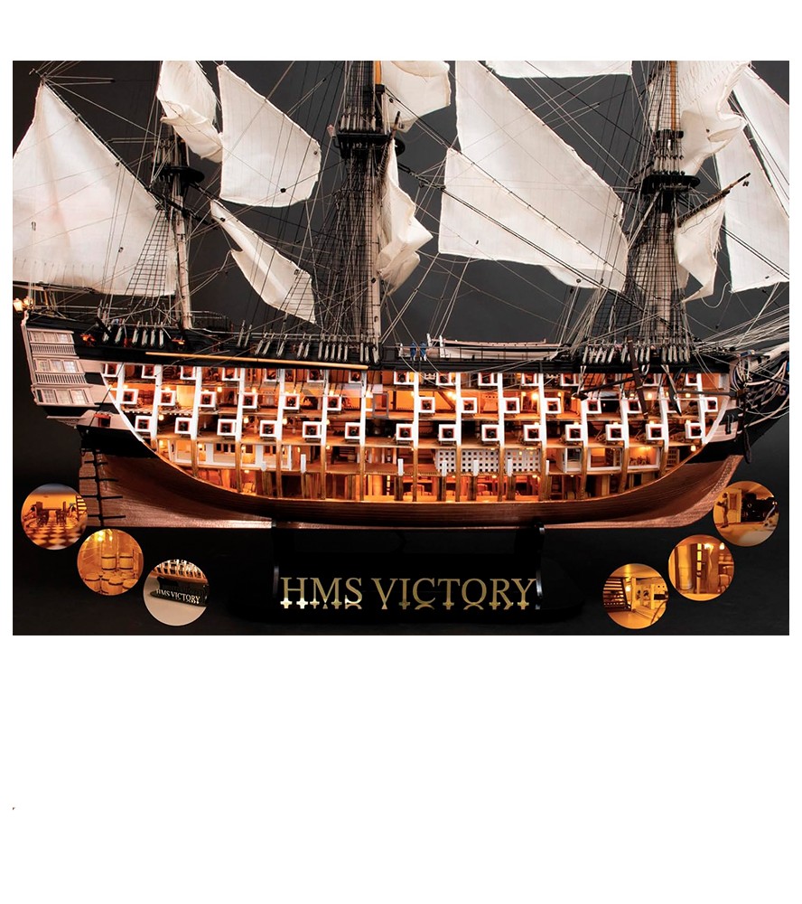 Anatomie HMS Victory. Dárkové balení s modelem,...