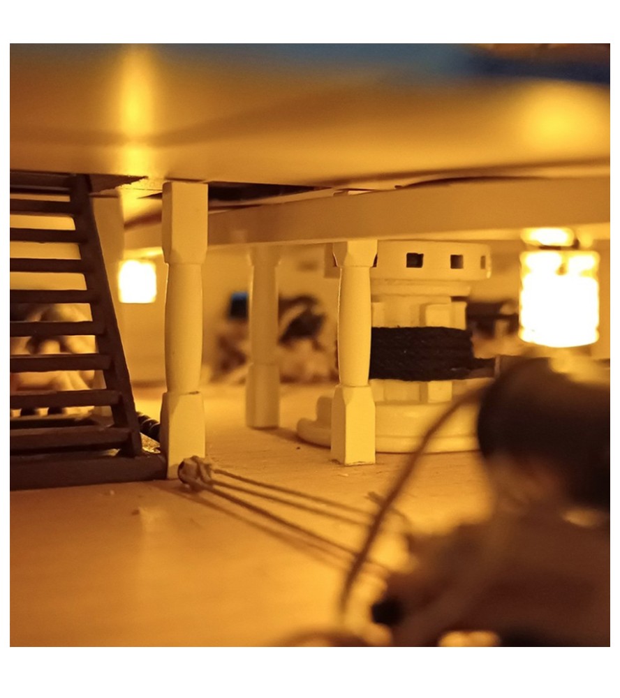 Anatomi HMS Victory. Gavepakke med model,...