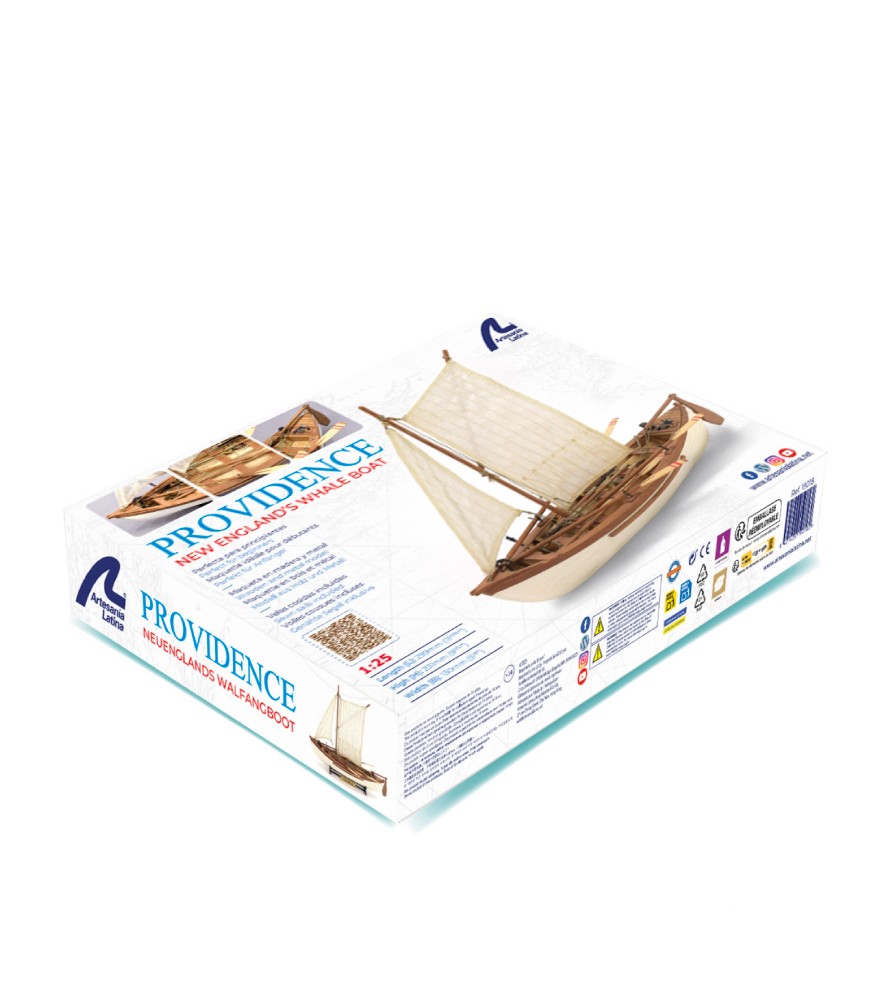 Whaler Providence 1:25. Wooden Fishing Boat Model