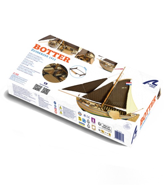 Pesquero Botter 1:35 Maqueta de Barco de Pesca en Madera