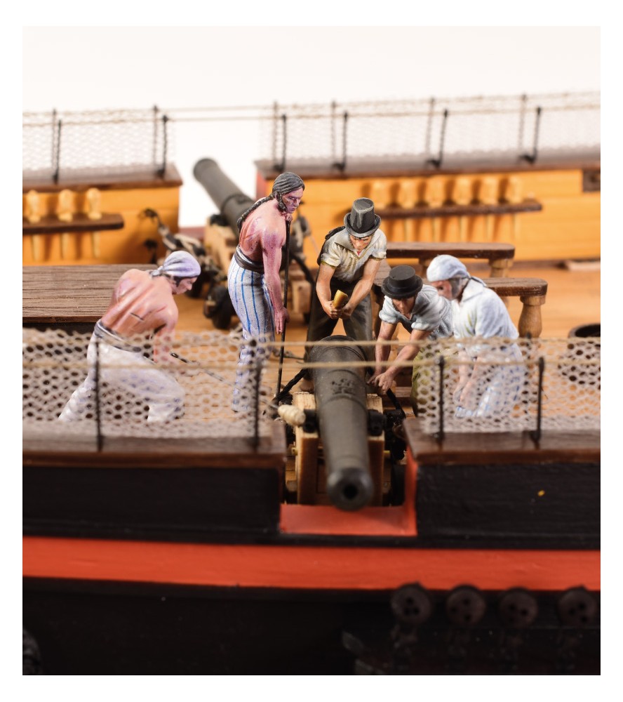 Set de 10 figuras en metal para barcos:...