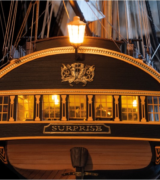 Master and Commander's HMS Surprise - Holzmodellbausatz im Maßstab 1:48