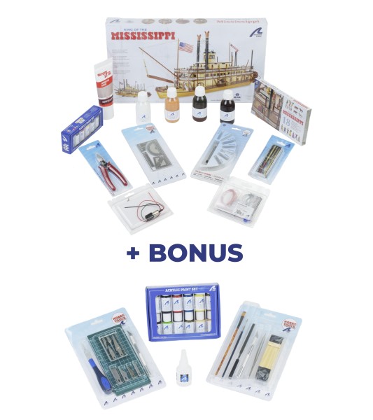 King of the Mississippi DELUXE gift pack : outils, peintures, figurines, accessoires...