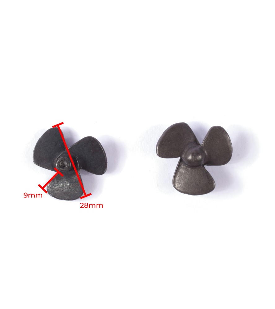 3 Blade Metal Propeller 28 mm (2 pcs.) for...