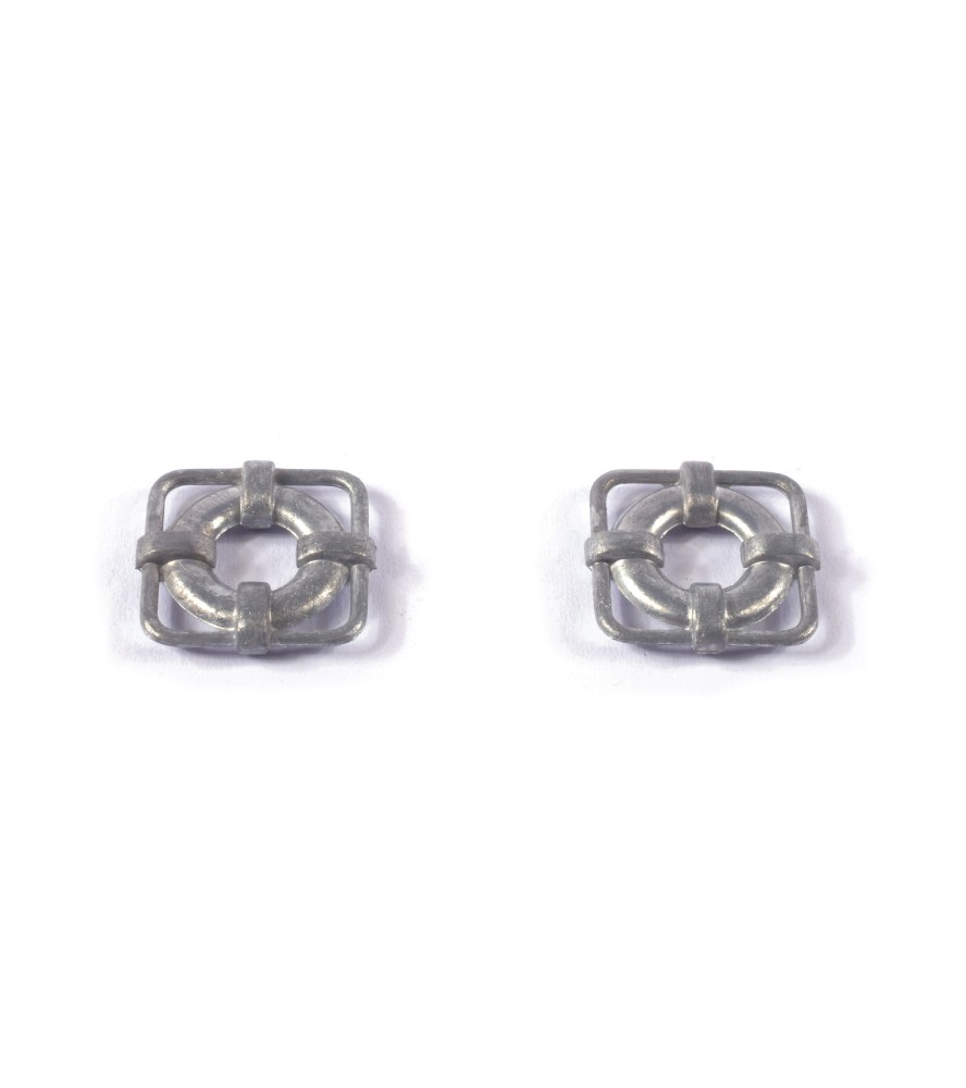 Sauveteur en métal 16x16 mm (2 pièces) pour la...