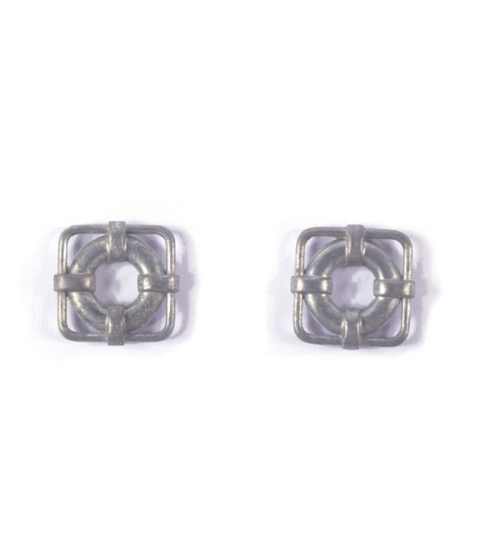 Salvavidas en Metal 16x16 mm (2 Unids.) para Modelismo Naval