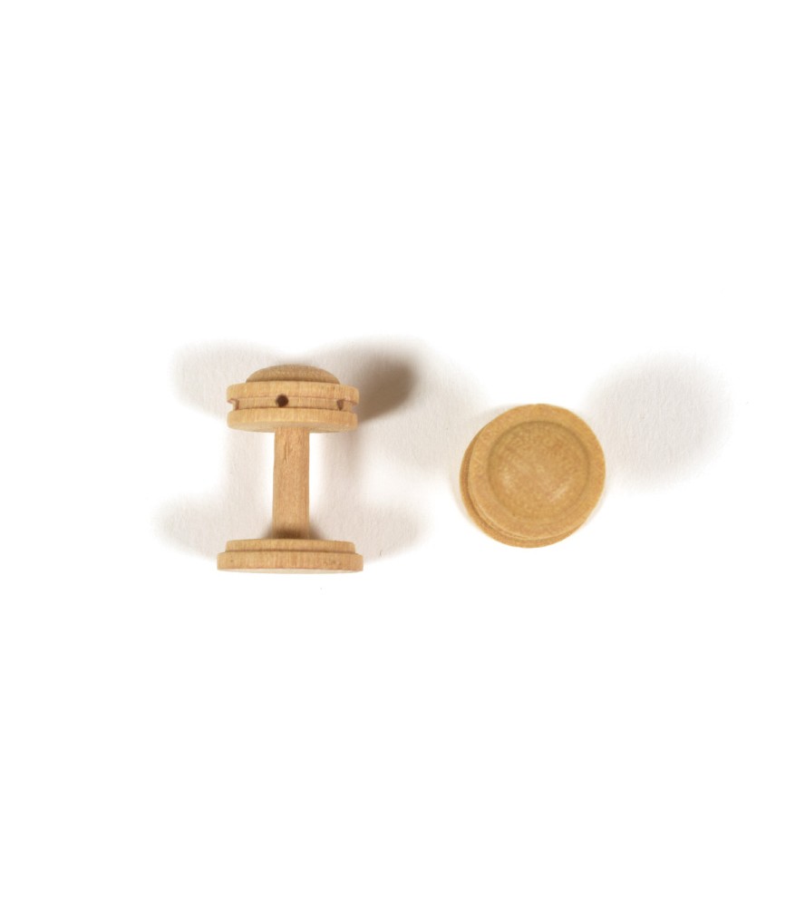 Lodret bøgespil 16 mm (2 stk.) og...