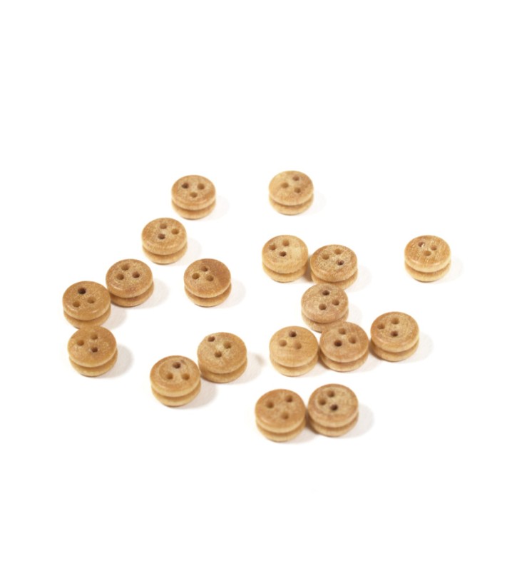 Vigota de Madera de Boj Dia. 5 mm (18 Unids.) para...