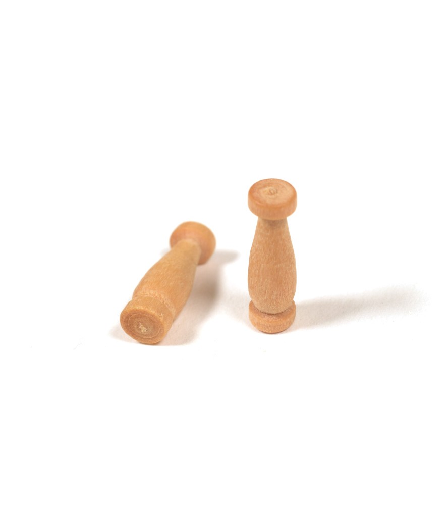 Jednoduchý sloupek ze dřeva Boxwood 14 mm (15...