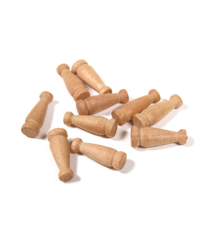 Colonne en Bois de Buis 16 mm (10 Unités) pour Modélisme...