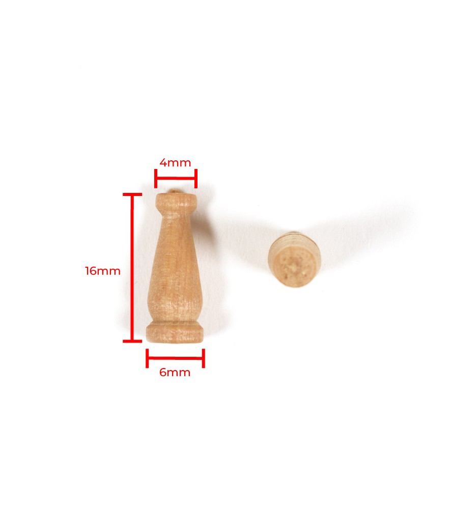 Pojedyncza kolumna z bukszpanu 16 mm (10 sztuk)...