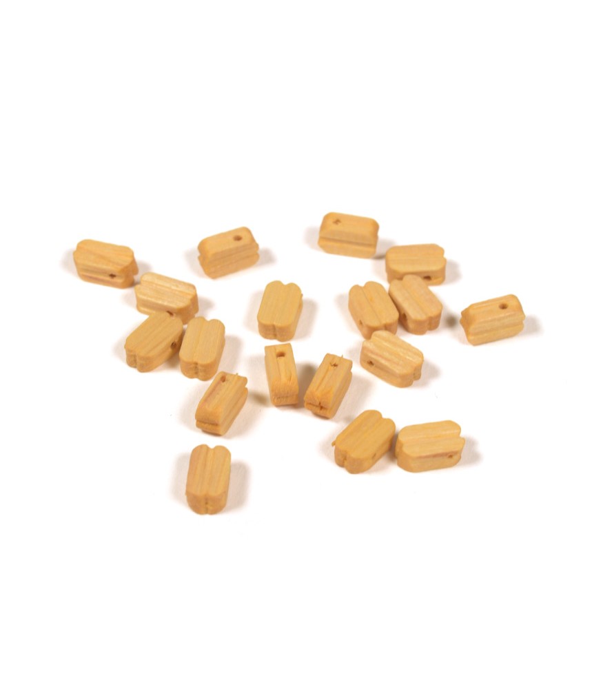 Poulie en Bois de Buis 7 mm (18 Unités) pour...