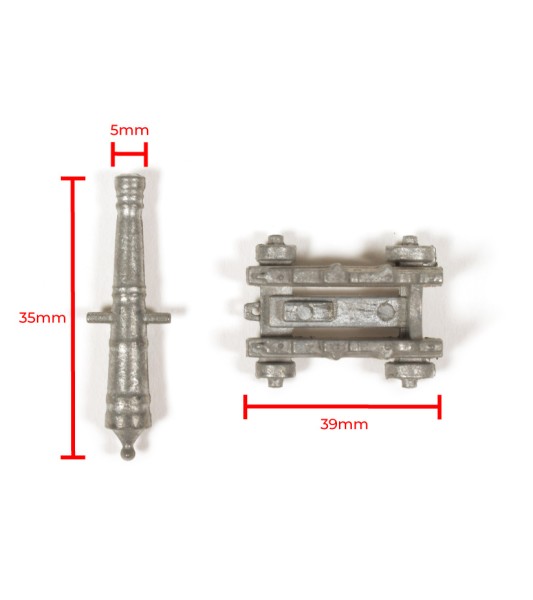 39 mm løb med Cureña (1 enhed)