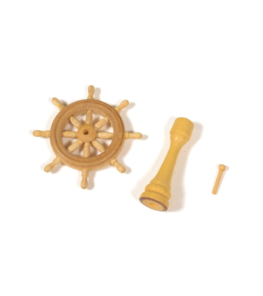 Roue de Gouvernail de 40 mm en Bois pour...