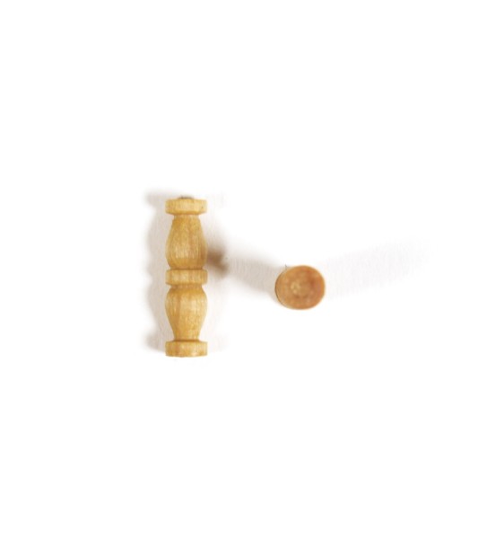 Podwójna kolumna z bukszpanu 12 mm (15 sztuk) do modelowania statków