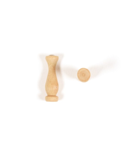 Einzelne Säule aus Buchsbaum 18mm (10 Stück) für den Schiffsmodellbau