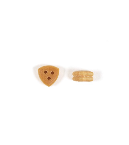 Trojúhelníkové oko Deadeye v barvě Boxwood Dia. 5 mm (8 kusů) pro modelování lodí