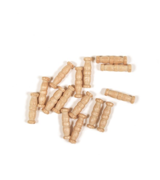 Double Boxwood Column 16 mm (15 pcs.) for Naval Modeling
