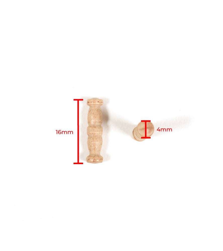 Coluna dupla de buxo 16 mm (15 unid.) para...