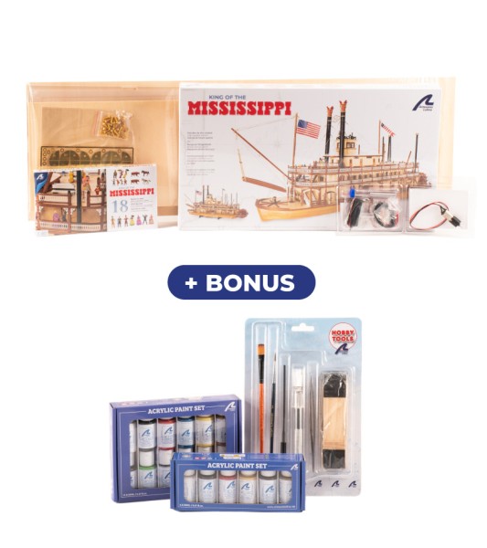 King of the Mississippi DELUXE gift pack : outils, peintures, figurines, accessoires...