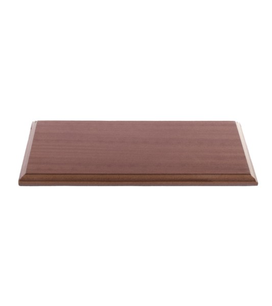 Sapelly gefineerd MDF onderstel met rechthoekige vorm (385x180 mm)