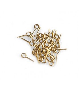 Mosiężna śruba oczkowa 7 mm (60 sztuk)