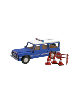 Wooden Model for Kids +8: Police Patrol