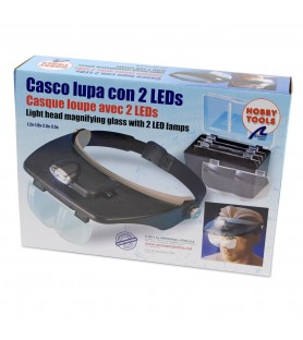 Casque Loupe avec LED x2 et Grossissements x4 2