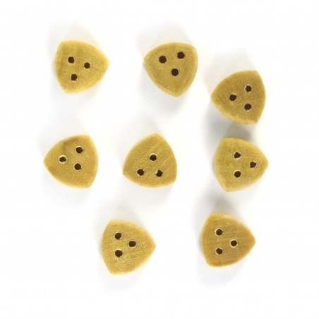 Ship model accessories: triangular dead eye 7 mm