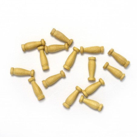 Colonna in bosso 14 mm (15 pezzi) per modellismo navale